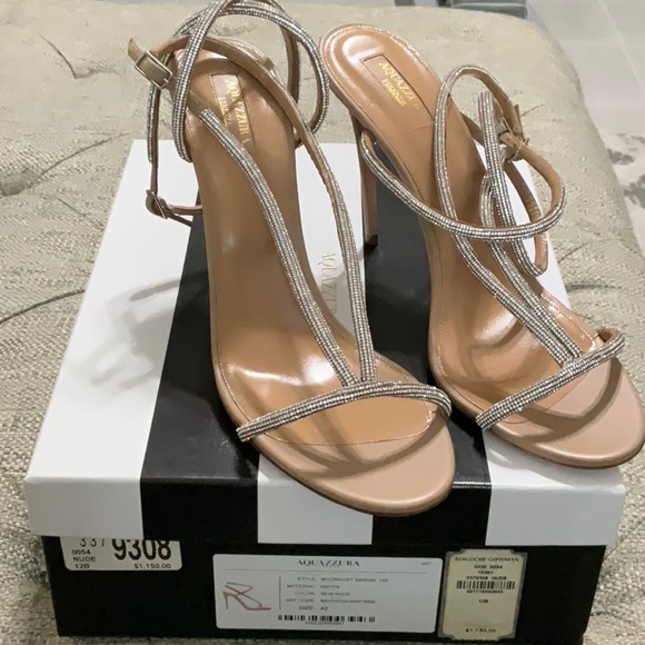 Aquazzura Beige Bling heels - Picture 4 of 4